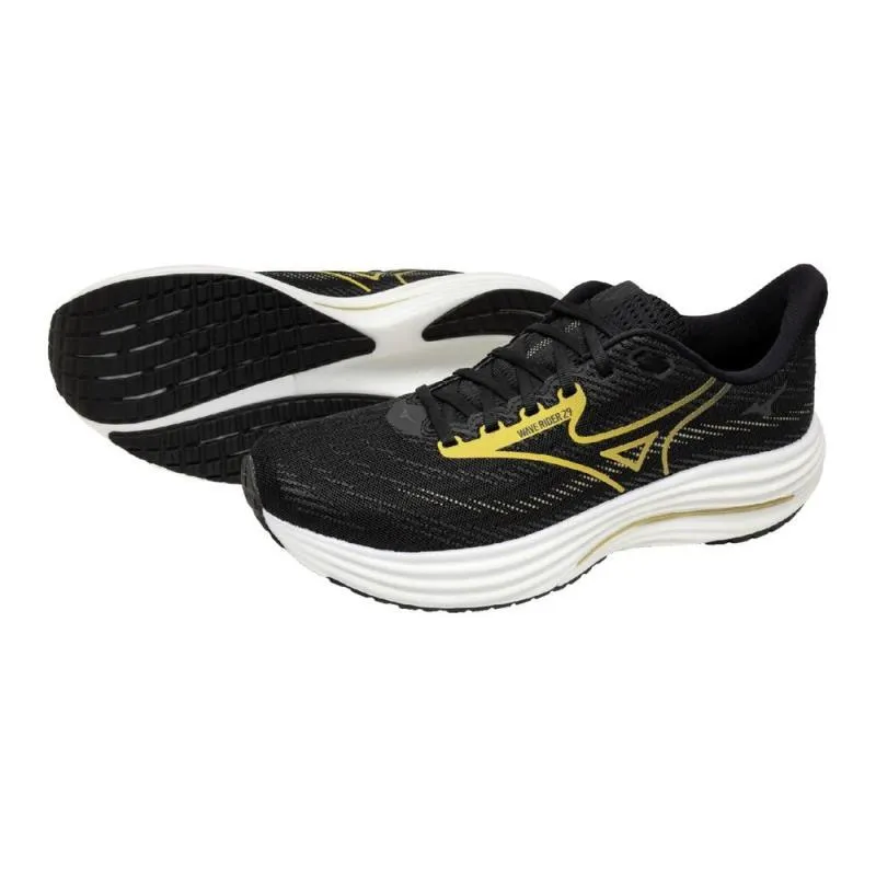 MIZUNO ミズノ ウエーブライダー29 SW(ランニング) ランニングシューズ J1GC250455(ブラック×ゴールド×ホワイト)