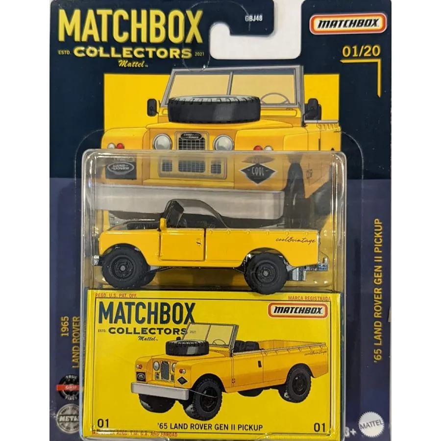マッチボックス マテル ミニカー 887961716535 Matchbox Collectors Series Yellow 1965 Land Rover Ge