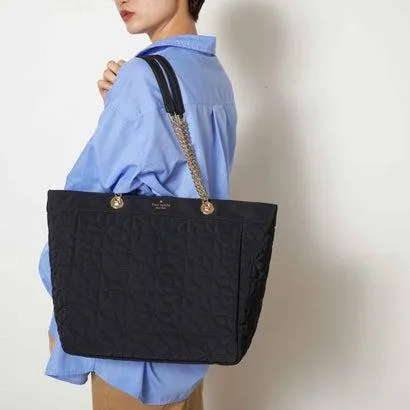 ケイトスペードニューヨーク kate spade new york トートバッグ スペードフラワー QUILTING TOTEBAG XL KK074