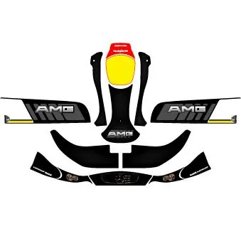カウルステッカー CRG-AMG NA2用 レーシングカートパーツ
