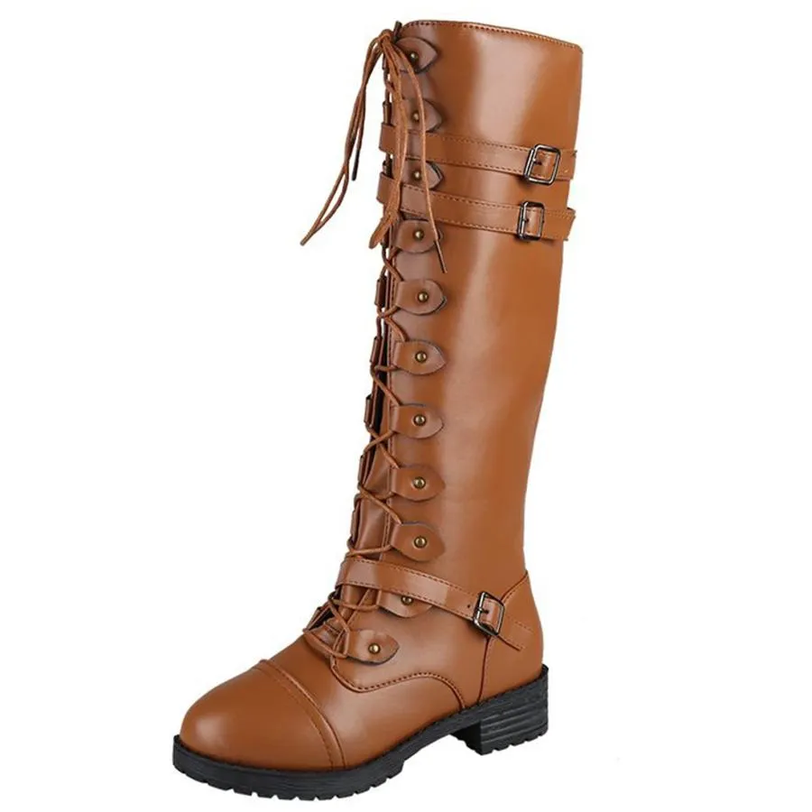 【並行輸入品】XRCQCAD Womens Hiking Boots, Western Boots for Women, Fall Boots