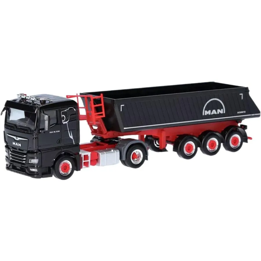 MAN TGX GN 18.520 Schmitz ダンプセミトレーラー ZY.HE096-0632 Herpa 1/87