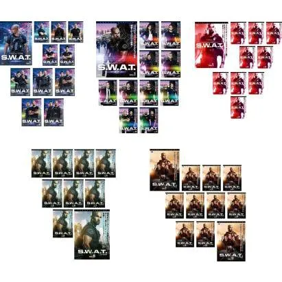 S.W.A.T. 全52枚  シーズン1、2、3、4、5 レンタル落ち 全巻セット 中古 DVD ケース無::