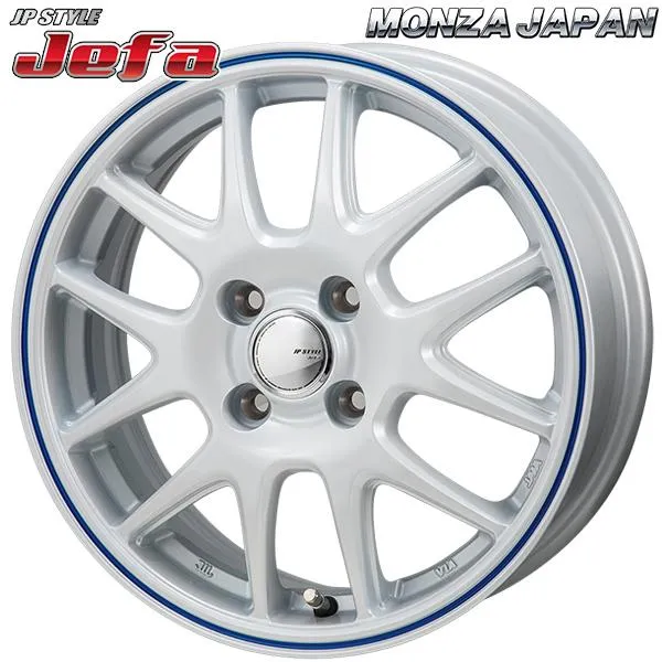サマータイヤ ホイール4本セット 145/80R13インチ 4H100 MONZA JPスタイル JEFA ジェファ WH ミシュラン エナジーセイバー4