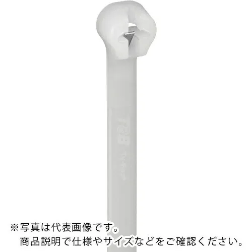 TY－Rap ( ABB ) 結束バンド 高性能ケーブルタイ 標準 ナチュラル色 幅6.9×長さ762mm 50本入り ( TB750W )