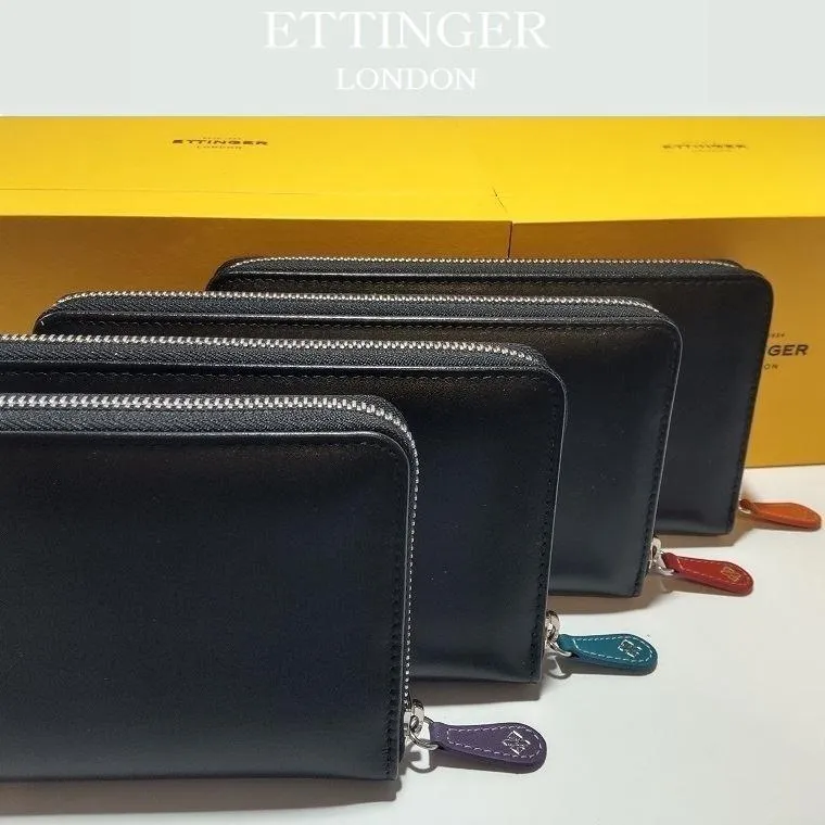 ETTINGER エッティンガーロイヤルコレクション スターリン ラウンドファスナーSterling Zip-Around Purse 長財布 ST2051EJ