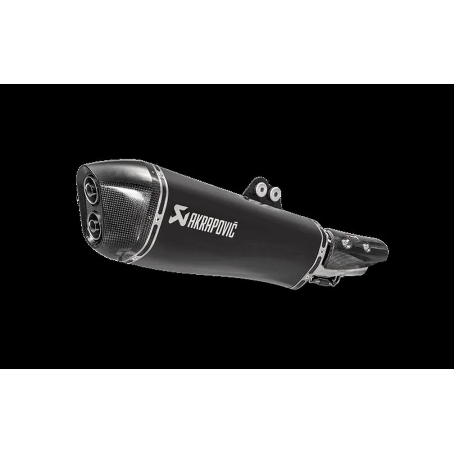 AKRAPOVIC KIMCO AK550 e4仕様 SLIP ON LINE ステン (ブラックマフラー) S-KY5SO1-HRAASSBL