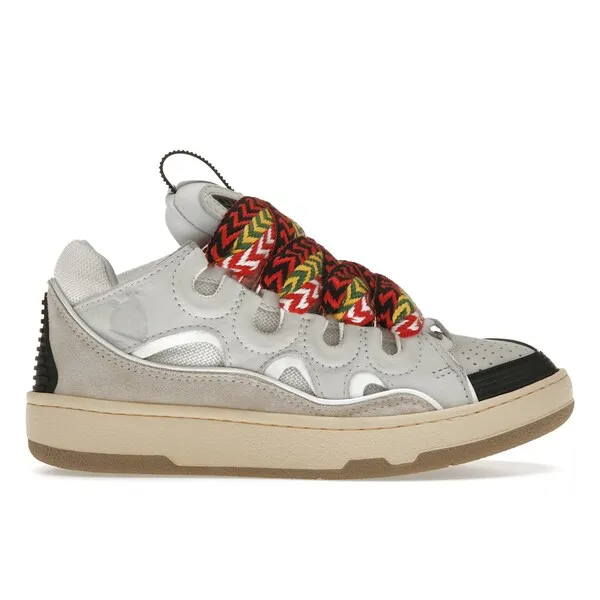 Lanvin ランバン レディース スニーカー  【Lanvin Leather Curb White Black Gum (Women)】  サイズ US_W_11 White/Black/Gum