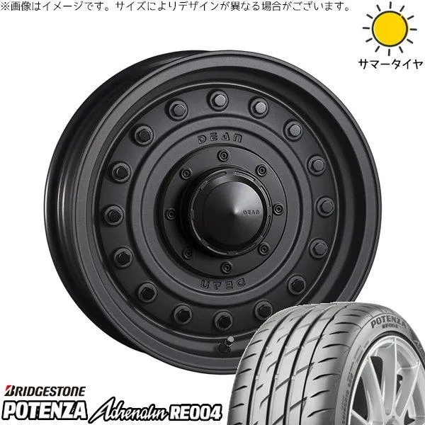 モコ ゼスト パレット ミラ 165/50R15 ホイールセット | ポテンザ アドレナリン RE004 \u0026 ディーン コロラド 15インチ 4穴100
