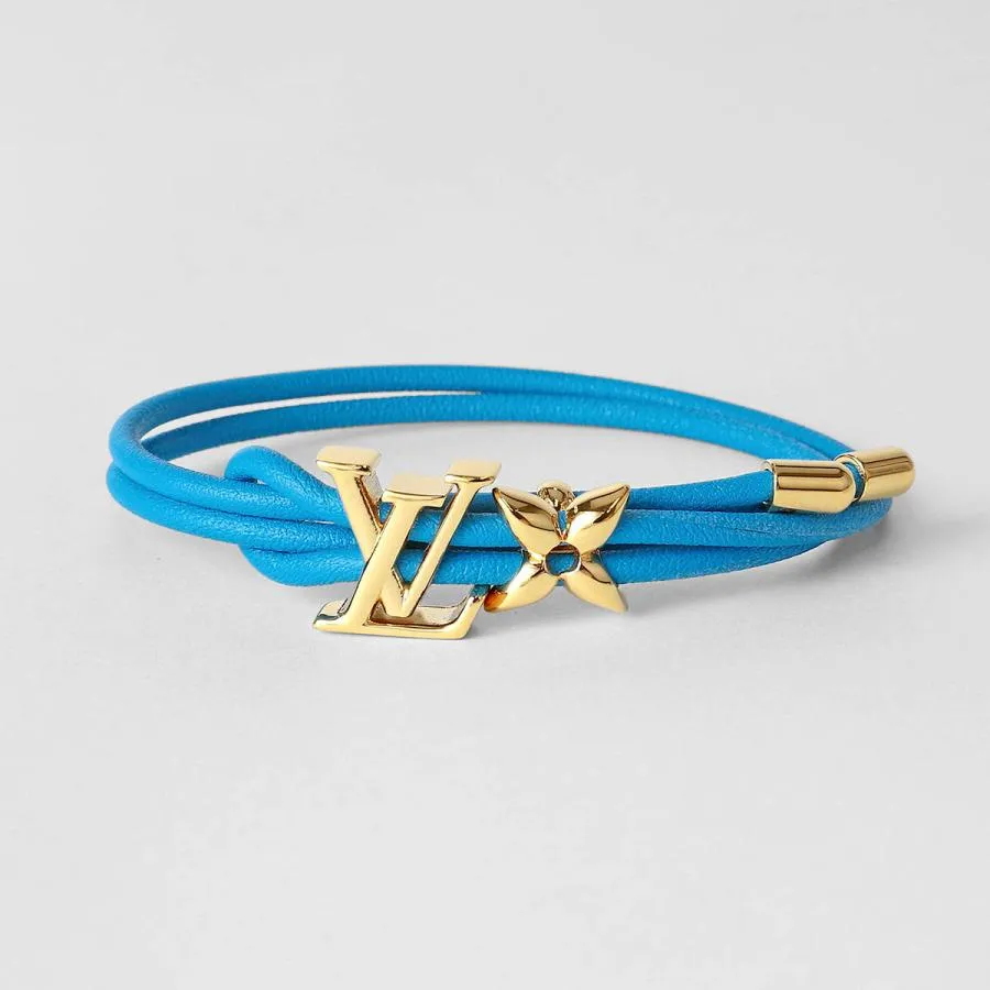 並行輸入 ルイヴィトン ブレスレット Louis Vuitton レザー ブレスレット・LV ブルーム M8914Zユニセックス ブルー 青 爆買