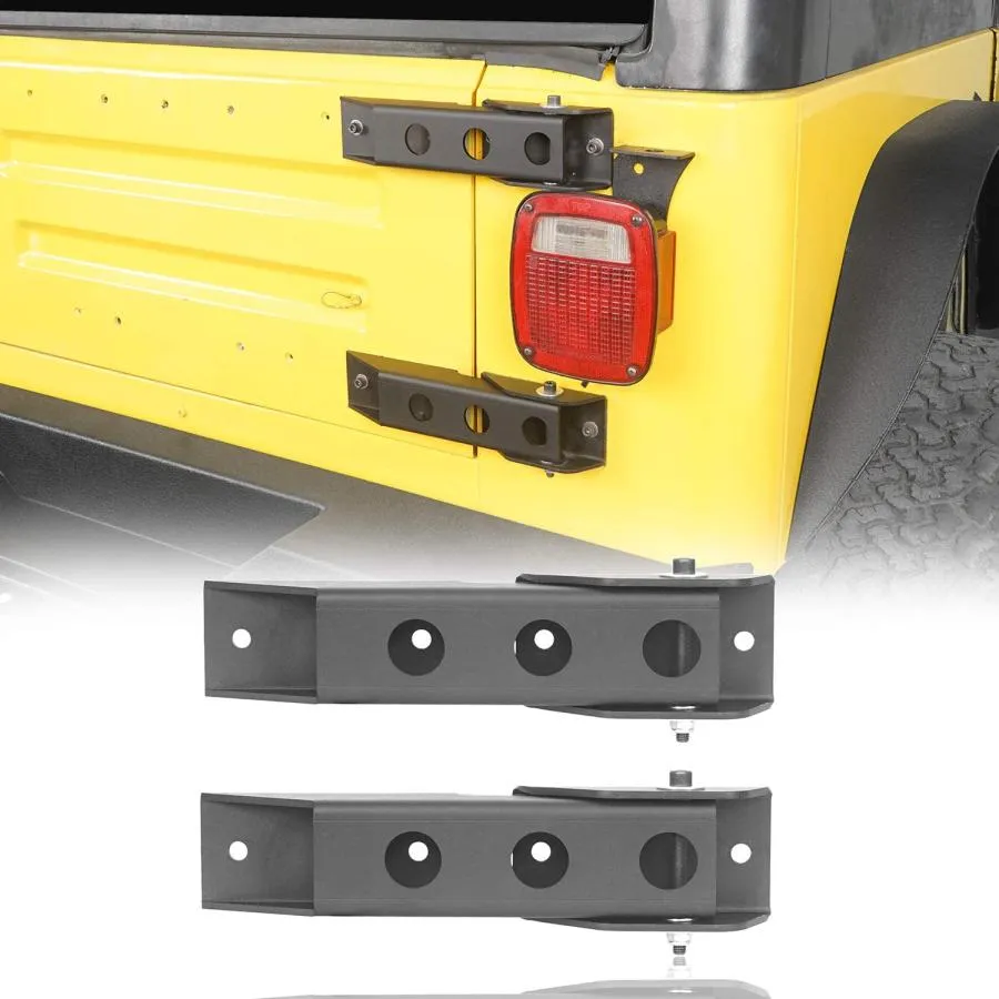 【並行輸入品】 Hooke Road リアテールゲート交換用ドアヒンジ 1997-2006 Jeep Wrangler TJ用