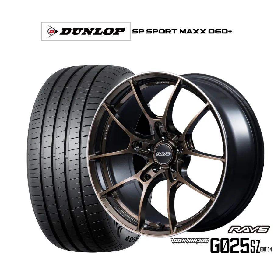 サマータイヤ ホイール4本セット レイズ ボルクレーシング G025 SZ EDITION ダンロップ SP SPORT MAXX 060+ 235/50R18