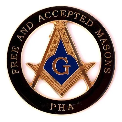 【並行輸入品】Masonic Exchange プリンスホールPHA) 「Free and Accepted Mason」車のエンプレム デカー