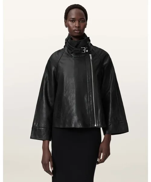 コート アウター RHODES RELAXED FIT LEATHER JACKET | RHODES リラックス フィット レザー ジャケット