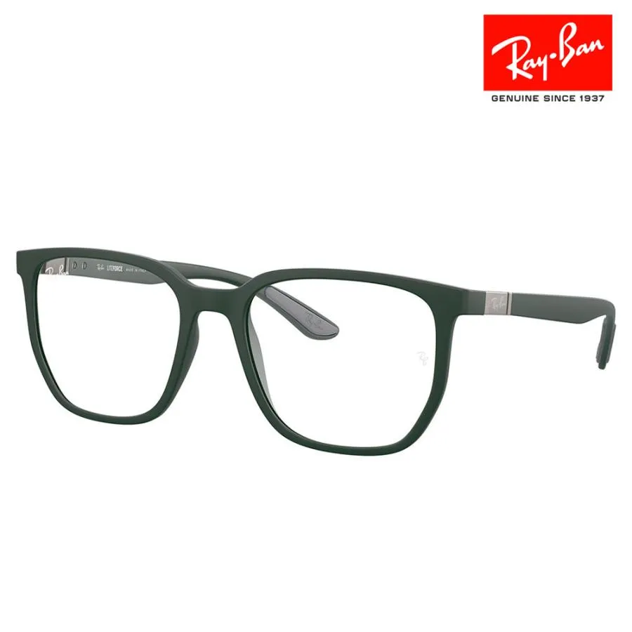 レイバン メガネ フレーム 純正レンズ対応 Ray-Ban RayBan RX7235 8062 53 55 LITEFORCE 幾何学形 セル 軽量 ユニセックス 伊達メガネ 眼鏡