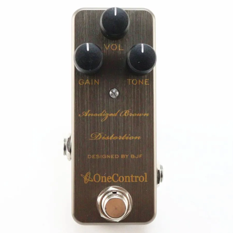中古 ディストーション ONE CONTROL ANODIZED BROWN DISTORTION 旧デザイン ワンコントロール アノダイズドブラウン ワンコン