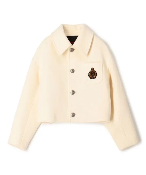 ブルゾン アウター WOOL KARSEY ショートジャケット レディース