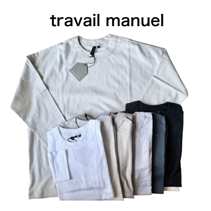 TRAVAIL MANUEL トラヴァイユマニュアル クラシック天竺 ロングスリーブ Ｍサイズ 長袖 231010 222003 221014 2008-53