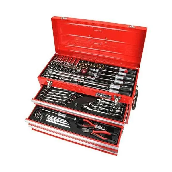 藤原産業 SK11 整備工具セット レッド SST-16133RE 【品番：4977292299015】