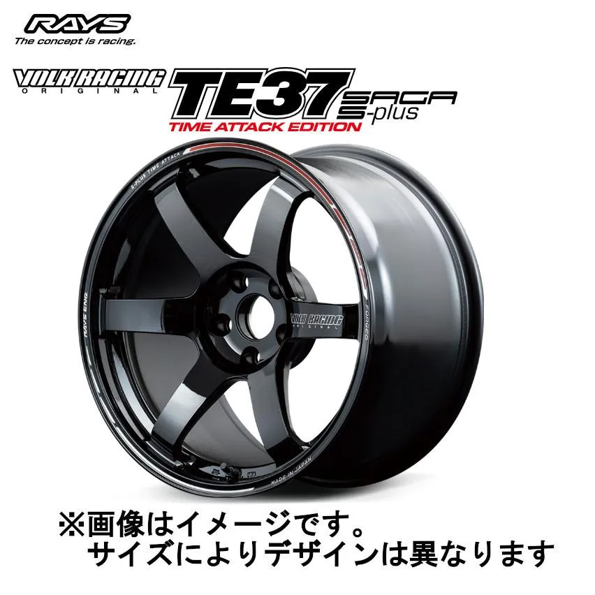 レイズ ボルクレーシング TE37 SAGA サーガ S-plus TIME ATTACK EDITION 5/114.3 18x8.5J +43 ブラック REDOT (KR) 06858854395KR
