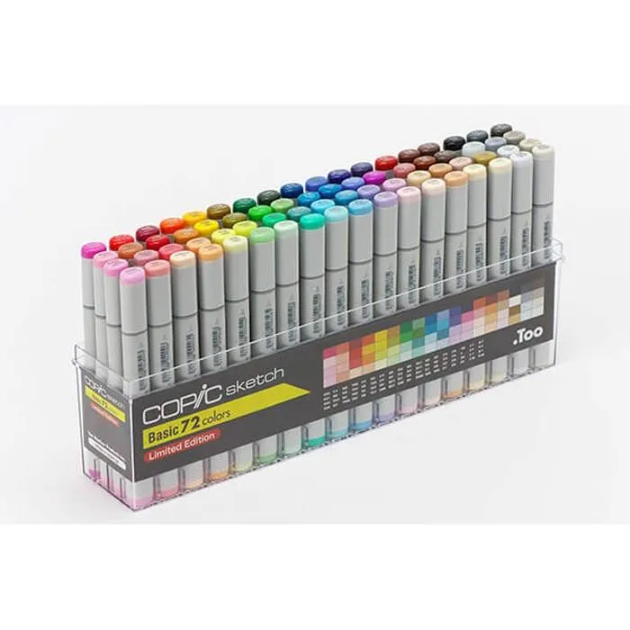 コピックスケッチ COPiCsketch Basic72colors LimitedEdition ベーシックカラー72色セット 数量限定
