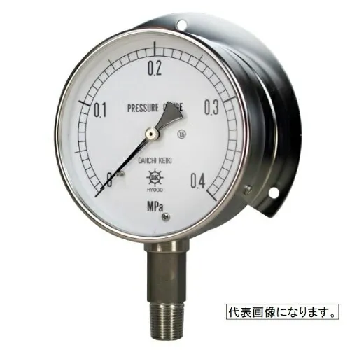第一計器 USTオールステンレス製圧力計 ( UST-BU G3/8-75X0.2MPA )