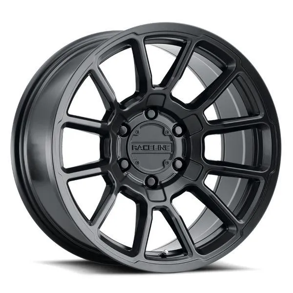 【USA在庫あり】 rcl950B-89088+18 Raceline 950B Gauge 18x9in / 8x180 BP / 18mm Offset / 124.2mm Bore - Satin Black Wheel JP店