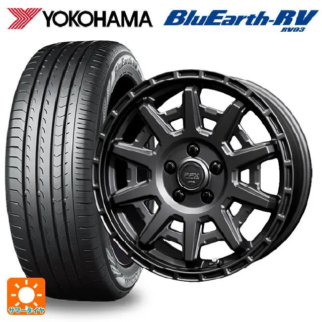 送料無料 サマータイヤホイールセット 185/60R15 84H ヨコハマ ブルーアース RV03 共豊 PPX D10X 15-6J