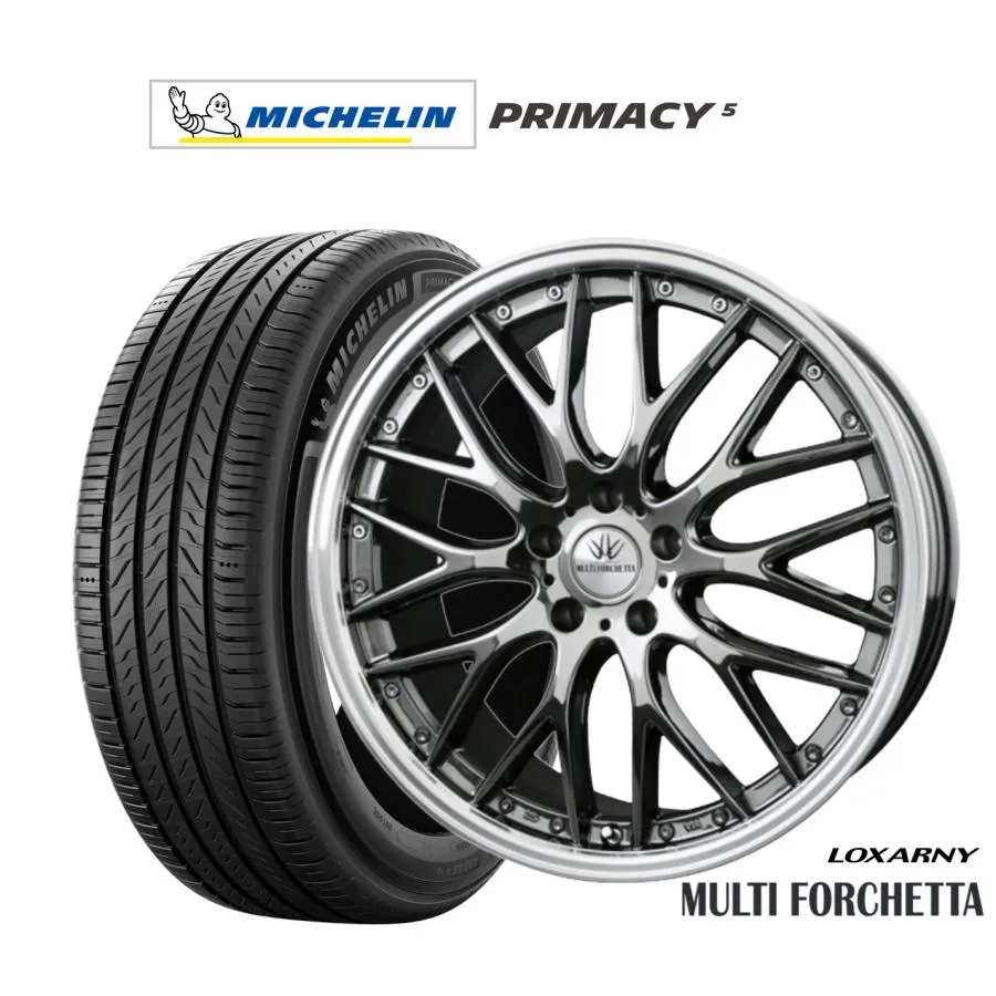 サマータイヤ ホイール4本セット BADX ロクサーニ マルチフォルケッタ ミシュラン プライマシー プライマシー5 225/45R18