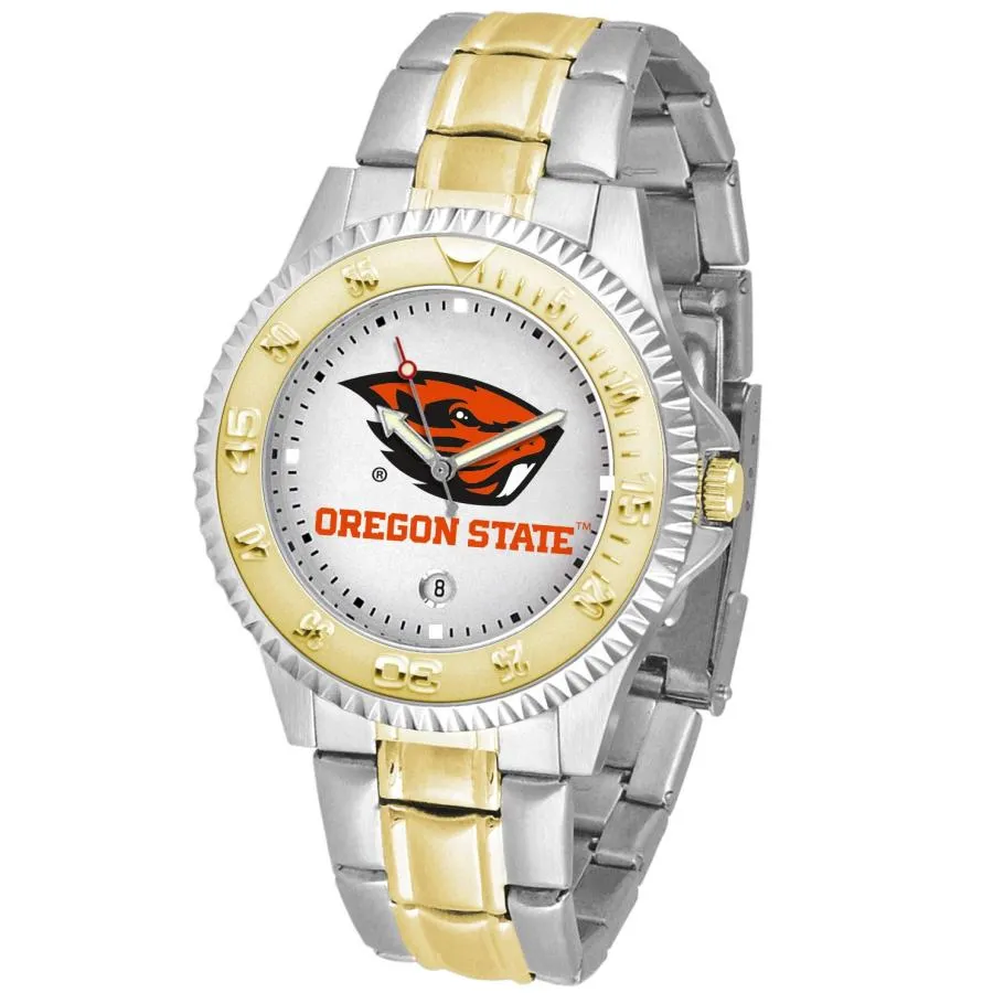 Oregon State Beavers競合他社ツートンカラーメンズ腕時計