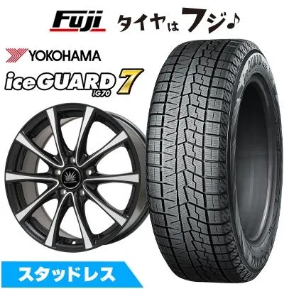 【新品国産車用 5穴100車】 スタッドレスタイヤ ホイール4本セット 225/45R18 ヨコハマ アイスガード7 セブンIG70 プレミックス アマルフィV Jr 18インチ