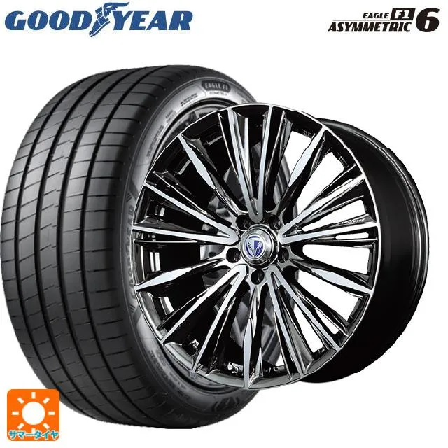 送料無料 サマータイヤホイールセット 225/50R18 99W XL グッドイヤー イーグル F1 アシメトリック6 レイズ ベルサス ヴォウジェ