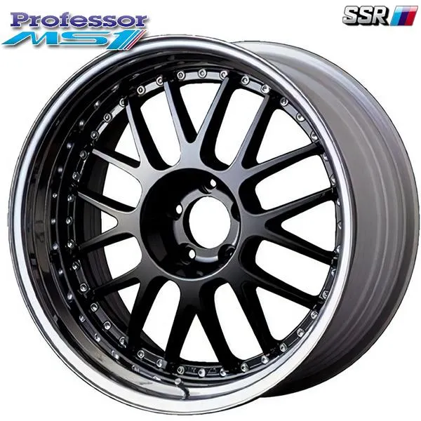 サマータイヤ ホイール4本セット 225/45R18インチ 5H114.3 SSR プロフェッサー MS1 ブラック ラウフェン LH02