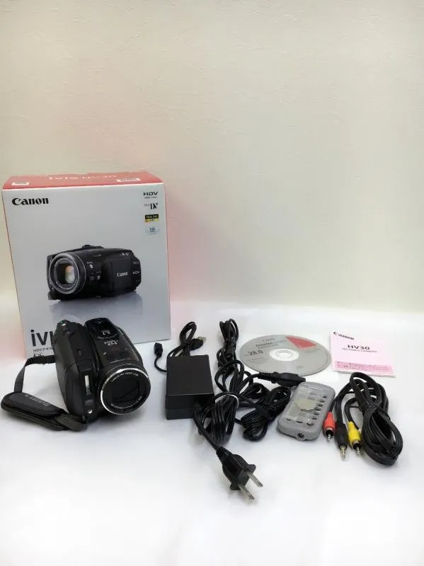 【中古】Canon フルハイビジョンビデオカメラ iVIS (アイビス) HV30 iVIS HV30当店保証30日間 人気モデル 高画質 売れ筋