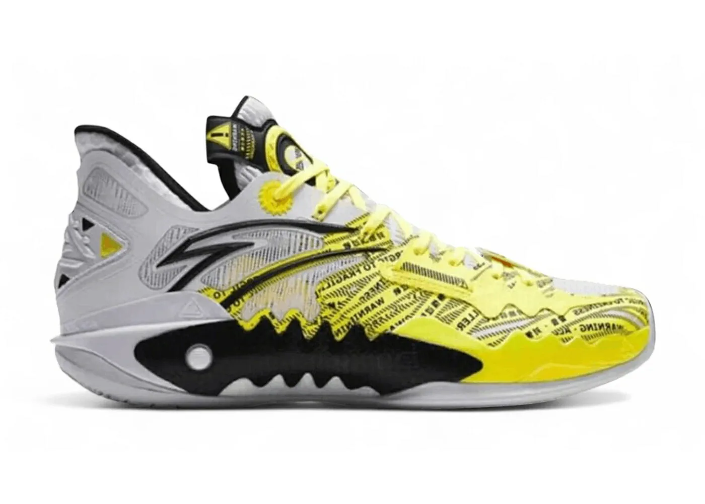 ショック ウェーブ ウェイブ カイリー アービング 黒色 ブラック 黄色 イエロー スニーカー メンズ ANTA SHOCK WAVE 5 KYRIE IRVING ALLERGY / BLACK YELLOW