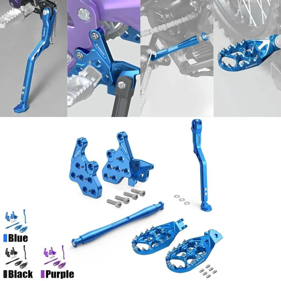 【並行輸入品】NICECNC Sur-Ron Surron Light Bee X S L1E Segway X160 X260用フットペグブラケットパッケージサポートブレース調整可能キックスタンド