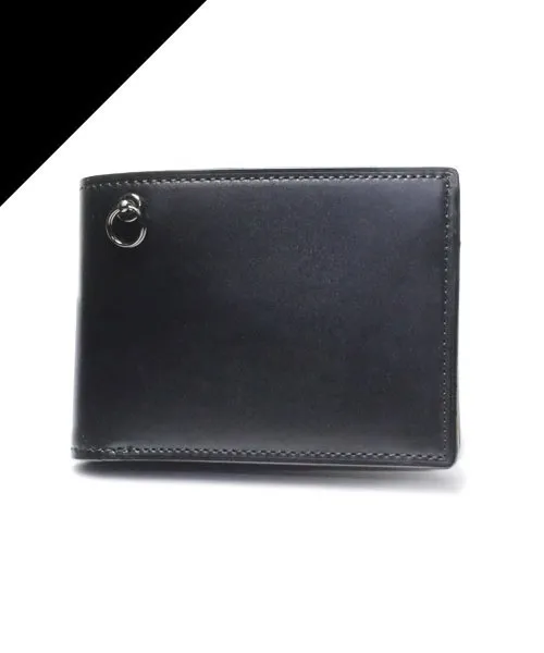 二つ折り財布 財布 コードバン レザー ダイヤモンド ミディアム ウォレット/ブランド/オリジナル/メンズ/二つ折り財布/人気 メンズ レディース