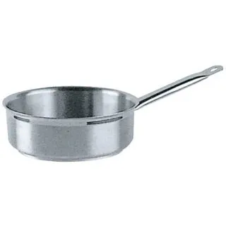 ピアッツァ 18-10 浅型ソースパン 092128 28cm【人気 ソースパン 業務用 ソースパン スープ鍋 お味噌汁 鍋 業務用 厨房器具 製菓道具 飲食店 キッチン 調理器具 厨房用品 プロ愛用 ソース鍋】【ECJ】
