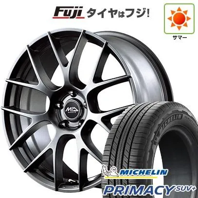 新品 40系アルファード用 夏タイヤ ホイール4本セット 225/55R19 プライマシーSUV+ MID WHEELS レフィナーダ モーション3 トヨタ・レクサス車専用 19インチ