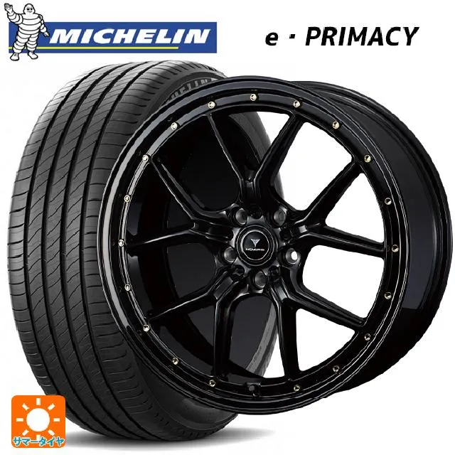 送料無料 サマータイヤホイールセット 215/45R18 89W ミシュラン 正規品 Eプライマシー ウェッズ ノヴァリス アセットS1 18-7.5