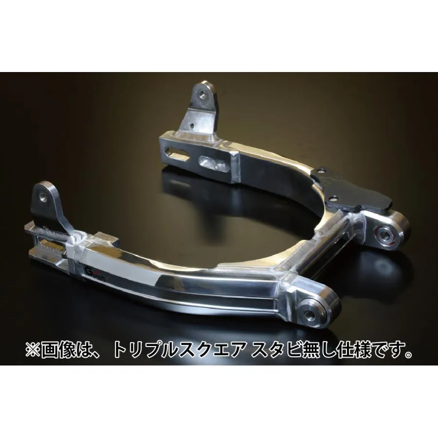 Gクラフト 90667 スーパーワイドスイングアーム ローコスト ツインショック トリプルスクエア スタビ有り バフ +10cm モンキー ゴリラ