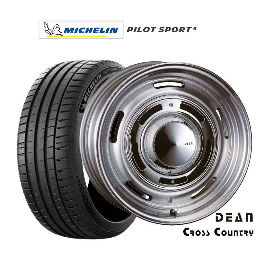 サマータイヤ ホイール4本セット クリムソン ディーン クロスカントリー ミシュラン パイロット スポーツ 5 235/45R18
