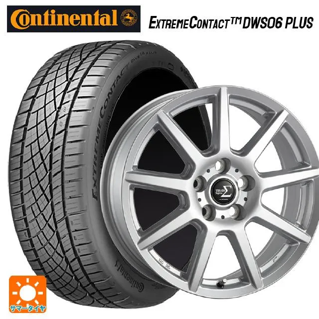 送料無料 サマータイヤホイールセット 215/55R17 94W コンチネンタル エクストリームコンタクト DWS06プラス 正規品 阿部商会 ラ・ス