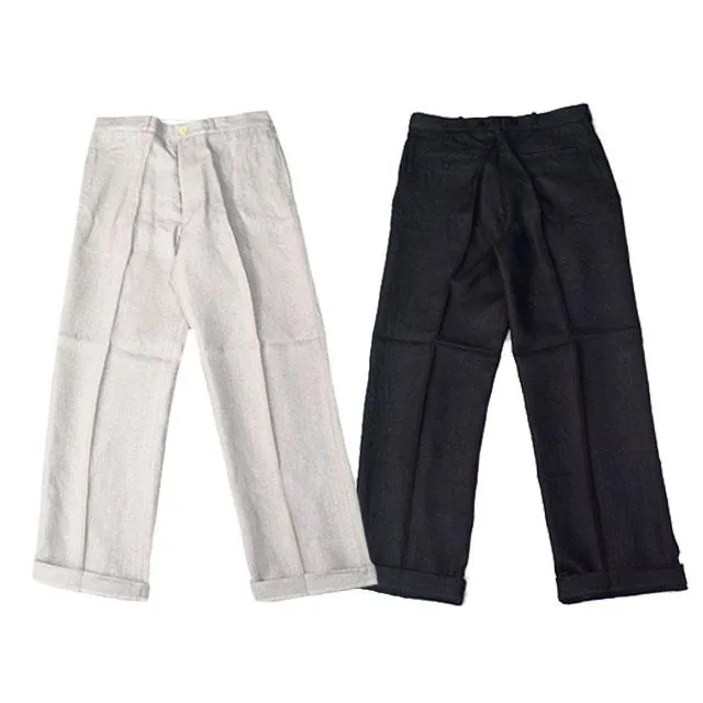 全2色【ATTRACTIONS/アトラクションズ】×【Dapper’s/ダッパーズ】2026SS「Classical Linen Trousers/クラシカルリネントラウザース」(A20042)