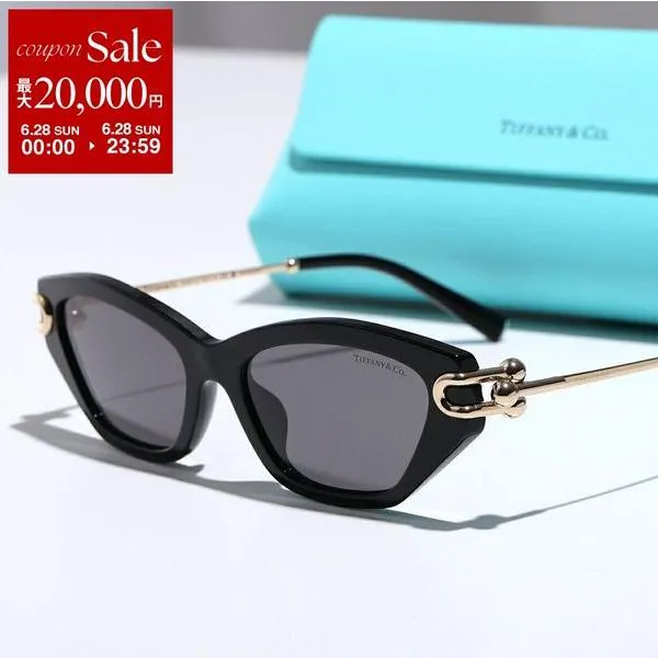 Tiffany&Co. ティファニー サングラス HardWear ハードウェア TF4231-U レディース 偏光レンズ キャットアイ型 アイウェア 8001/81