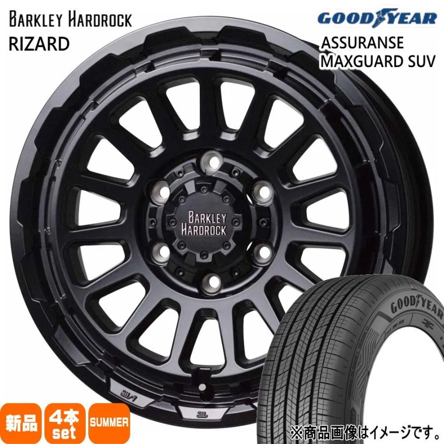 215/70R16 100H グッドイヤー ASSURANCE MAXGUARD SUV 夏用 サマータイヤ BARKLEY HARDLOCK RIZARD 200系 ハイエース 専用