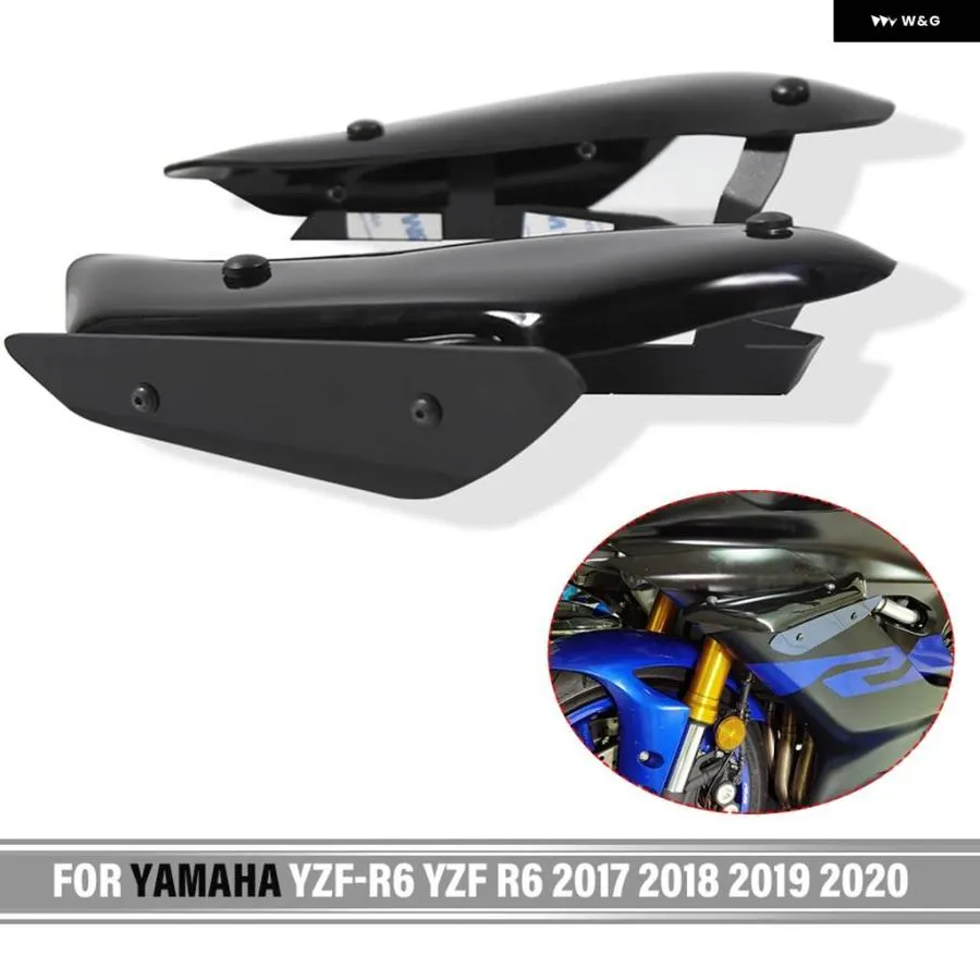 並行輸入品ヤマハ YZF-R6 2017 - 20 オートバイ 固定 ウィングレット フェアリング ウィング フェアリング エアロ