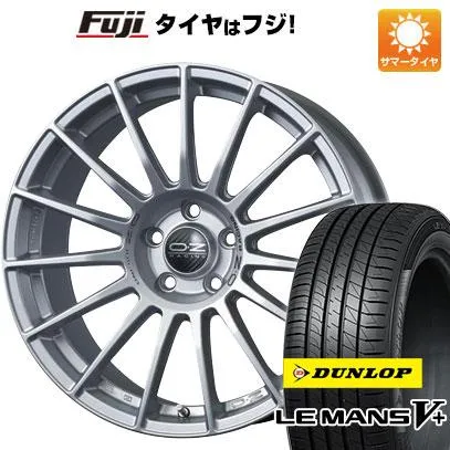 【新品国産車用 4穴100車】 夏タイヤ ホイール4本セット 195/45R17 ダンロップ ルマン V+(ファイブプラス) OZ SツーリズモLM 17インチ