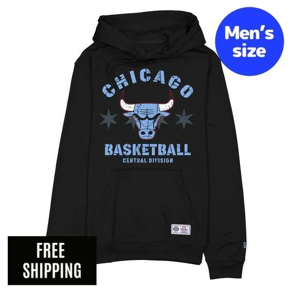 NBA メンズ パーカー 長袖トップス ブルズ New Era ニューエラ Chicago Bulls 2025 City Edition Hoodie