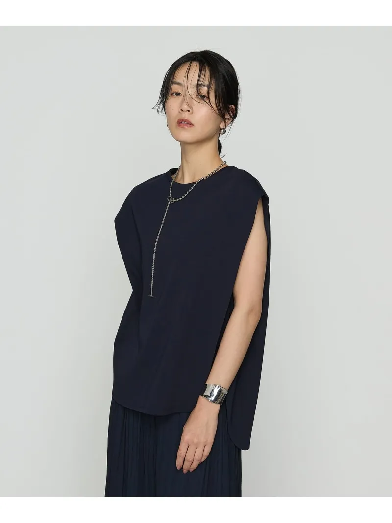【SALE／10%OFF】[ TALLサイズ ] コットン強撚ポンチ ショルダータックTシャツ K.T KIYOKO TAKASE TALL コムサ トップス カットソー・Tシャツ ネイビー ベージュ ブラック ブラウン ホワイト【RBA_E】【送料無料】[ Fashion]
